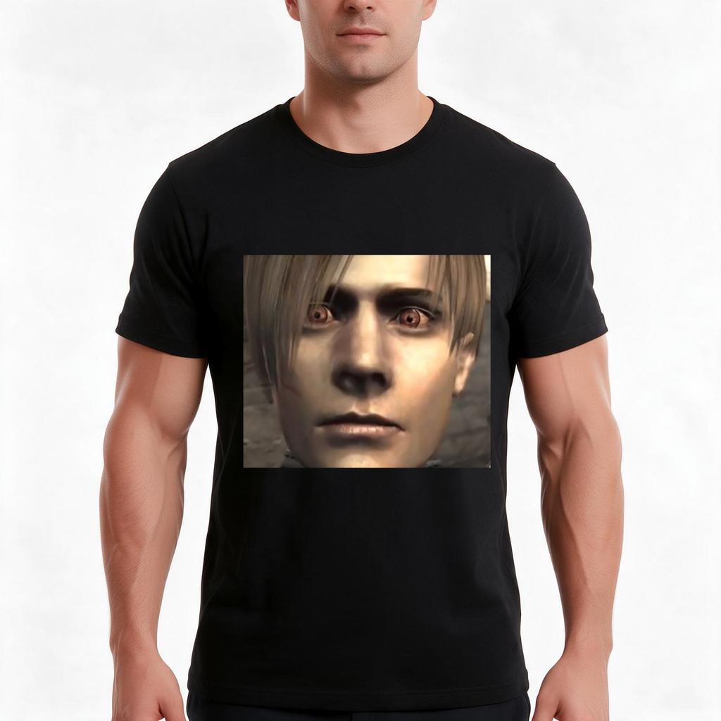 Leon S Kennedy Rounisextic Picture Very Good Tshirt Summer Casual Cotton Tee Oversized Streetwear Tops Vintage Graphic Print