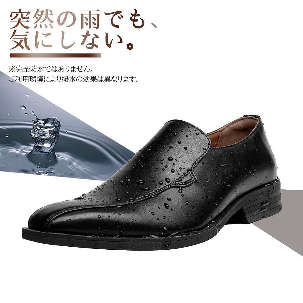 Foxsense Business Shoes, Men's Leather Loafers, Dress Shoes, Comfortable for Walking, Lightweight,