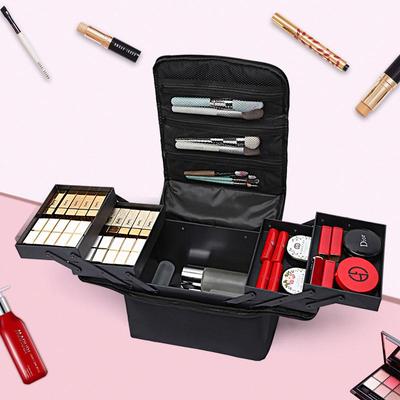 "Large-Capacity Portable Makeup and Tool Bag for Students, Influencers, and Travel Essentials"