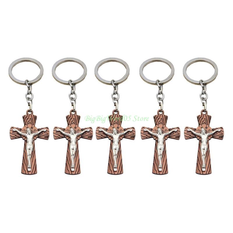 24TE Keychains Rings DIY Car Hanging Simple Jewelry Handmade Gift