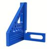 Woodworking Square Protractor Miter Triangular Ruler with Dowel Pins High Precision Layout Measuring Tool for Engineer Carpenter