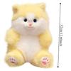 Soft Simulation Cat Plush Toys PP Cotton Gray Kitten Soft Dolls  Decorate Present