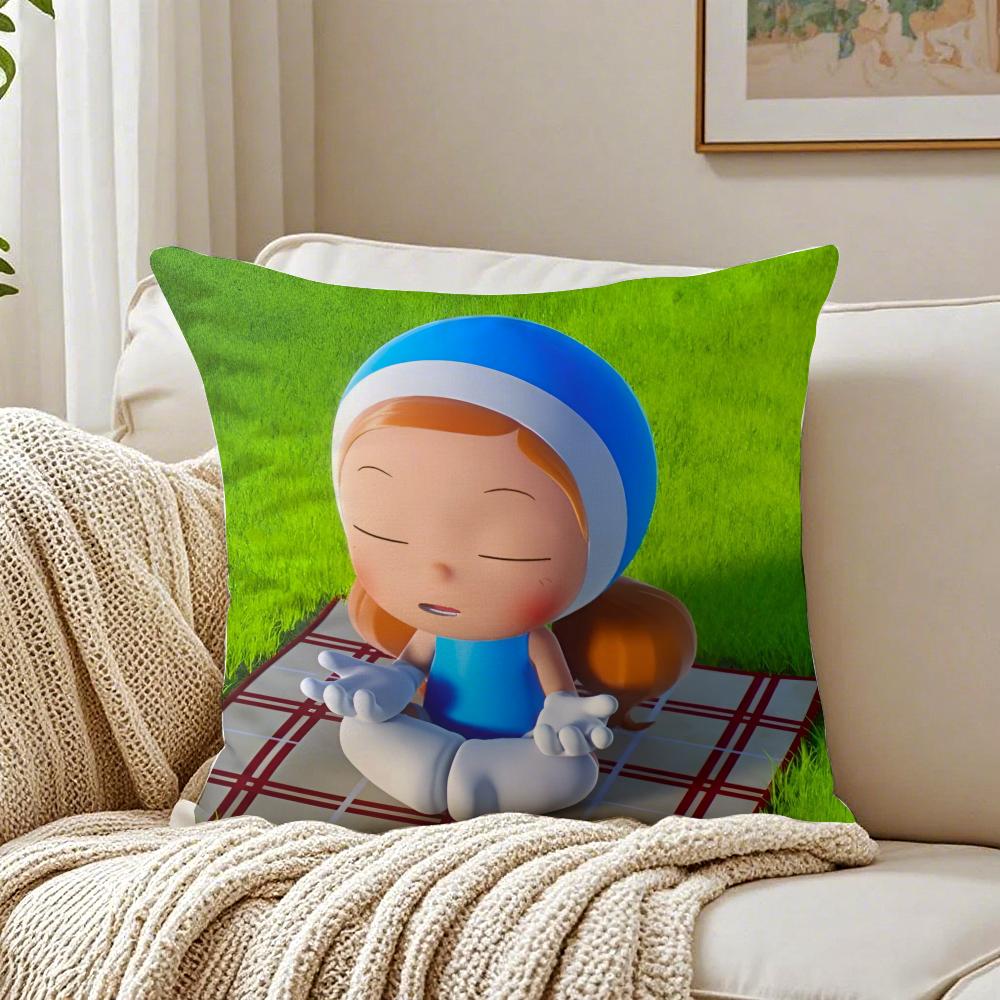 Cute Korean Movie YYumis Cells Cushion Cover Pillowcase Antidustmite living Room Sofa Decor Cushion Room