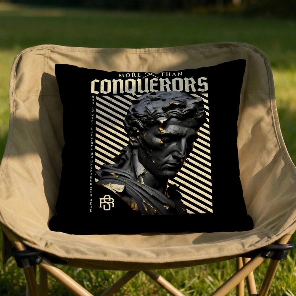 Exquisite Sculpture Cushion Cover Soft Reversible Durable Pillow Cover MultiScene Use for Home Car Daily Comfort