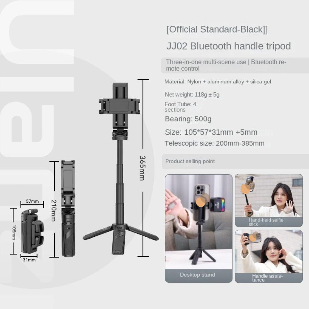 Adjustable Mini Phone Holder 3-in-1 Remote Selfie Stick Tripod Multifunctional Phone Tripod
