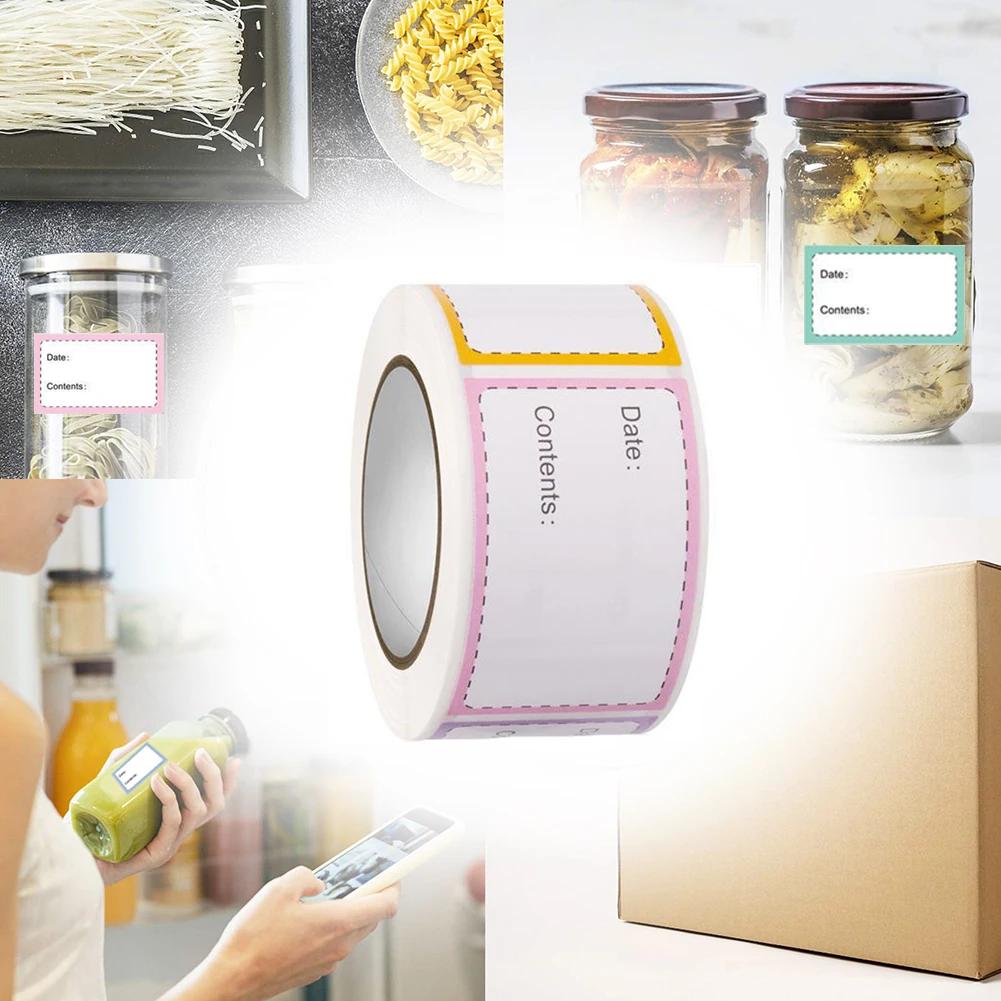 Reusable Write On Labels 3*5cm For Organizing Food In Refrigerator Perfect For Tracking Prepared Meals And Ingredient Batches