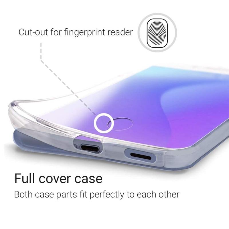 360 Ganzkörper-Schutzhülle für POCO M3 X3 NFC Xiaomi Mi 11 10T A3 Note 10 Lite Fundas Redmi Note 9S 9 Pro 9A 9C 9AT 8 8T 8A Weiche Silikonhülle