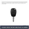 ABS Car Key Case Shell Cover for Renault Clio Trafic Twingo Kangoo Master Modus Dacia Duster Sandero Key Protection Accessories NN83