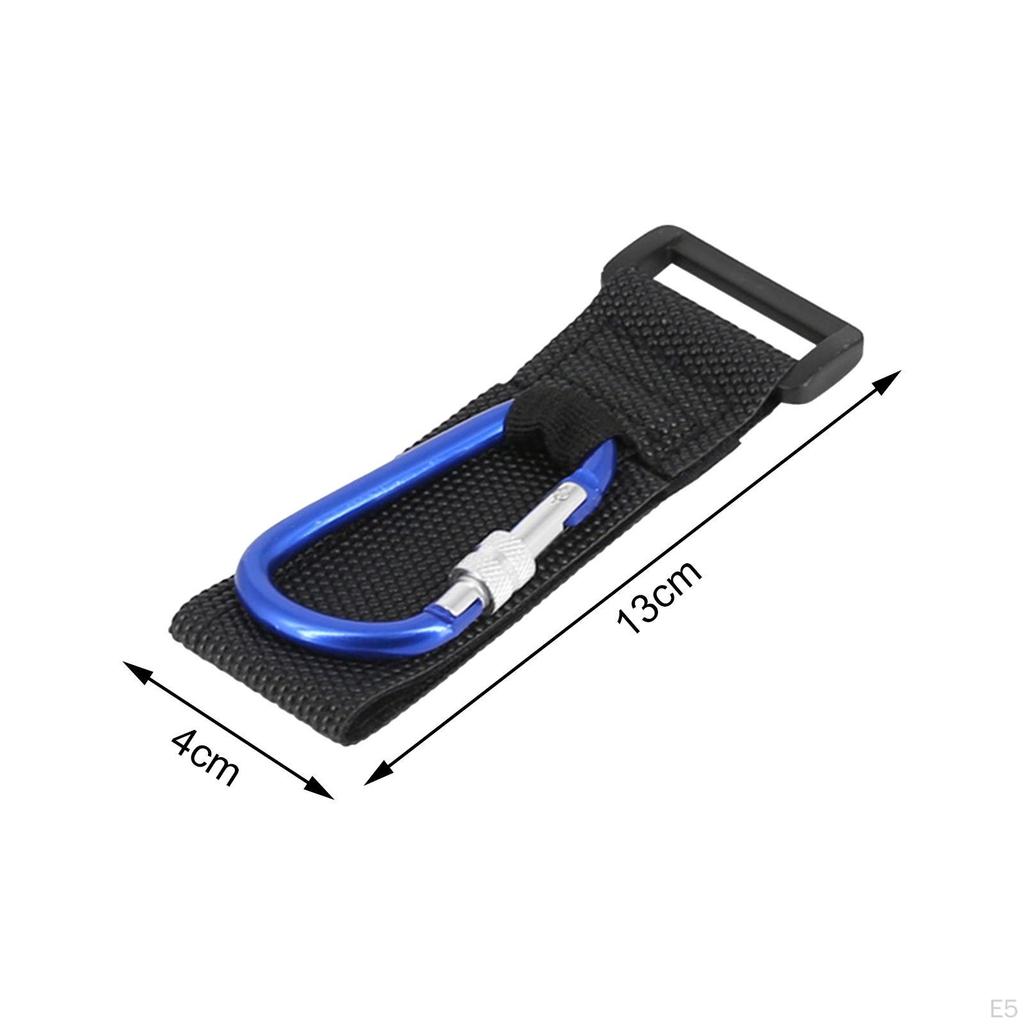 Heavy Duty Loop Tie Down Straps with Carabiner Bike Handlebar Automatic Locking Hook