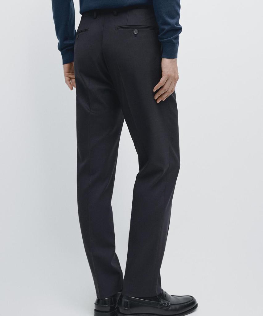 Masimodutti Wool Blend Suit Pants