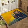 The Rookie Pink American Floor Mat Soft Thickened Absorbent Non-Slip Bedroom Living Room Door Mat Home Decor Flannel Rugs