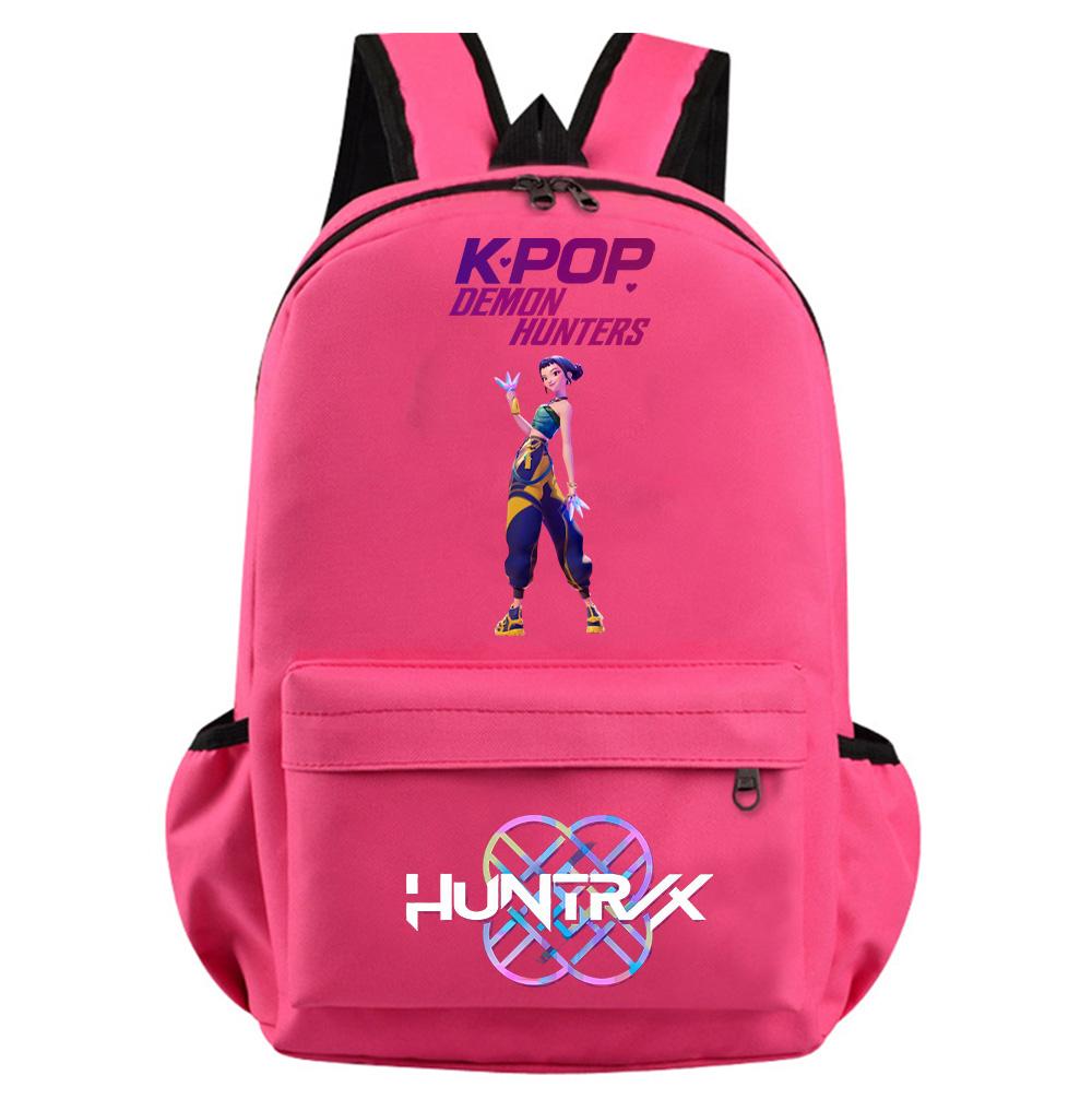 Cartoon Kpop Demon Hunters Printed Backpack for Teenager Student Girl Boy Bookbag Schoolbag Women Large Capacity Travel Bag Kid Gift Rucksak