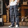 Summer New Retro Overalls Men's Loose Silhouette Casual Trousers Multi-functional Pockets Sports Outdoor