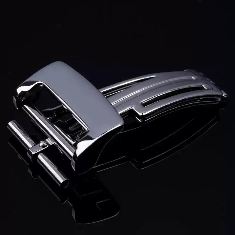 

Solid Seamless Folding Clasp Stainless Steel Butterfly Buckle For AP 18mm 4 Colors Fashion Wristband Accessories Watchband 18mm