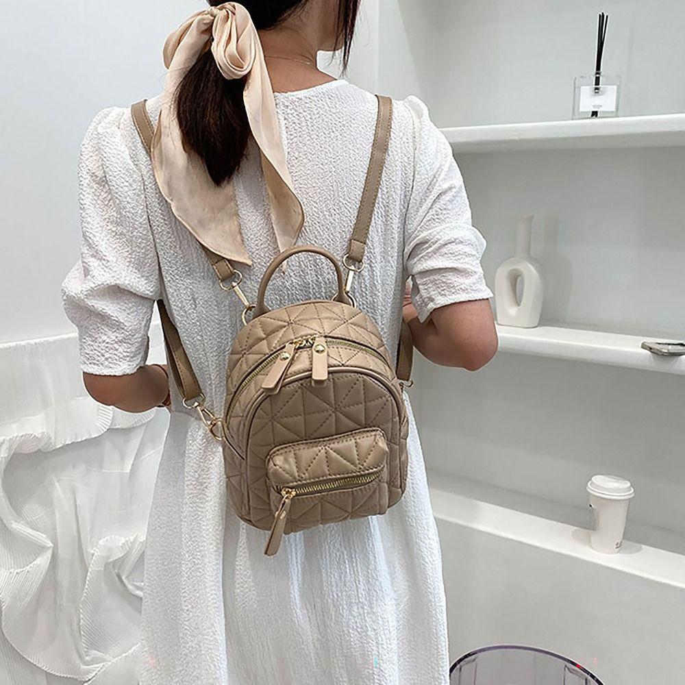 

Zipper Two Shoulder Bag Wear-resisting Single-shoulder Bag Fashion Handbag Woman