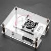 Acrylic PMMA Enclosure Box Protective Case Cooling Fan for Raspberry Pi 2 3 Model B and Pi B