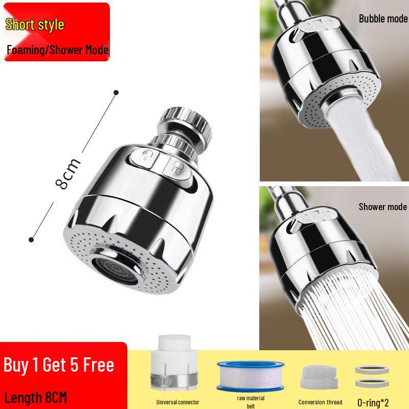Universal Kitchen Faucet Sprayer with Splash Guard