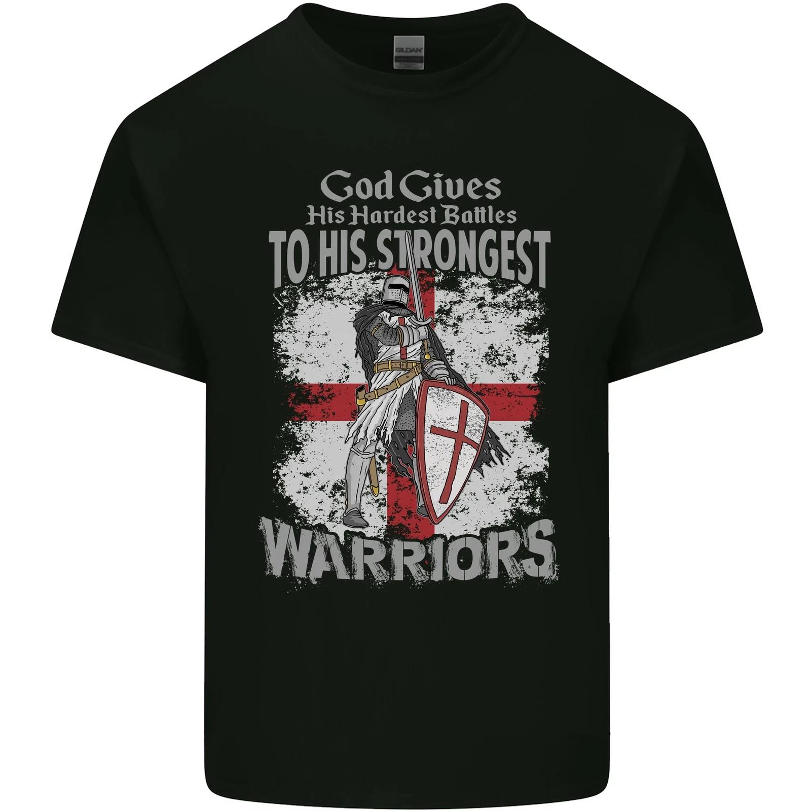 St Georges Day Knights Templar Warriors Kids T-Shirt Childrens XL
