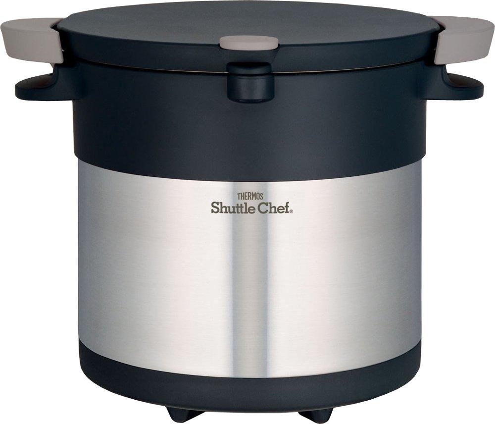 

Термос с вакуумной изоляцией Shuttle Chef 4.5L нержавеющая сталь черный KBC-4500 SBK