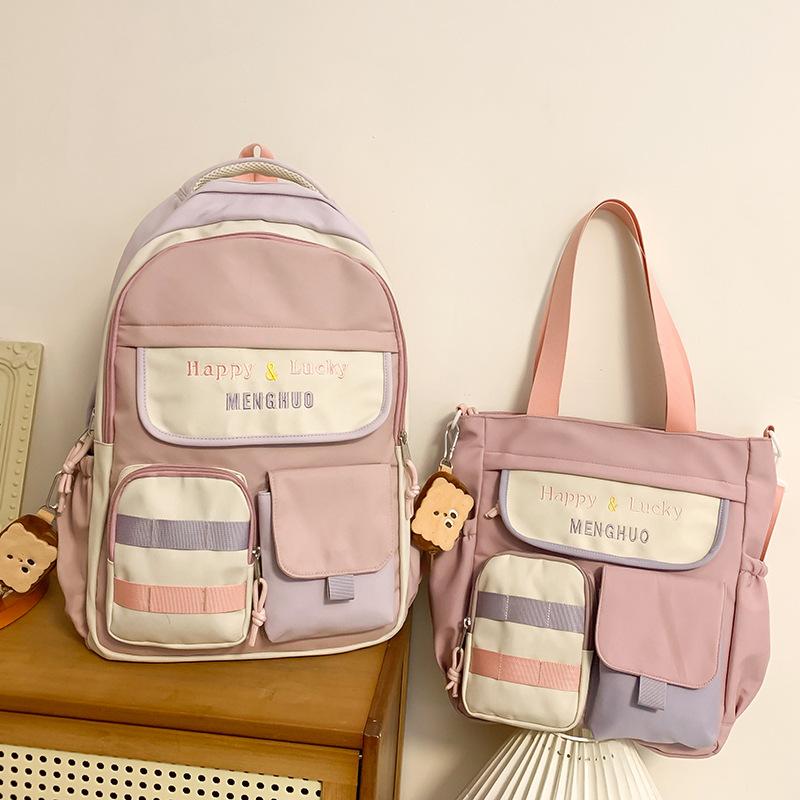 Girls  Junior High School Students  Elementary School Students  Two Piece Backpacks  High School Students  Backpacks
