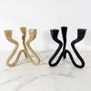 Candlestick Holders Iron Metal Taper Candle Holders Decorative Candle Stands 3 Arm Candelabra for Home Decorations