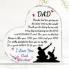 Cadeaux pour Papa, Cadeaux d'Anniversaire pour Papa de la Part de sa Fille et de son Fils, Cadeaux pour la Fête des Pères Noël Thanksgiving pour Papa Qui Ne Veut Rien, Gravé Unique Il