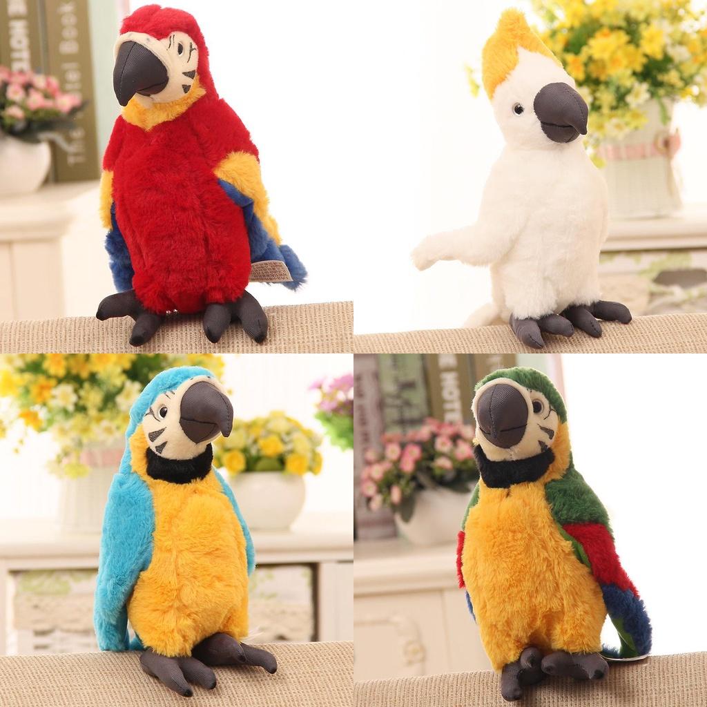 Premium Quality Cute Simulation Parrot Plush Toy With Timeless Wildlife Design