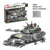 Military Tank Building Blocks Model Toy - Armored Vehicle Assembly Interlocking Set for Kids