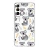 Phone Case For Samsung Galaxy S25 S24 S23 FE S22 Ultra S20 S21 5G S10 Plus S10E Soft Clear Cover Koala