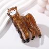 Cartoon Acrylic Claw Clip Leaf Large Shark Clip Fashion Animal Hair Claw  Ladies