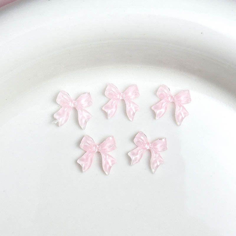 Ice Transparent 3D Colorful Ribbon Mini Nail Art Decorations - Trendy Accessory