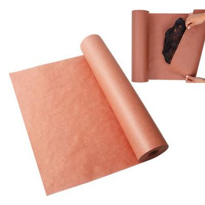 30/40/60CMx10M Pink Butcher Paper Roll Food Grade Kraft Paper Unbleached Uncoated
