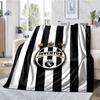 Decke mit Juventus Fußballclub Thema Aufdruck - Perfekt für Sofa, Bett, Reisen & Outdoor | Maschinenwaschbar, Gemütlich & Langlebig.