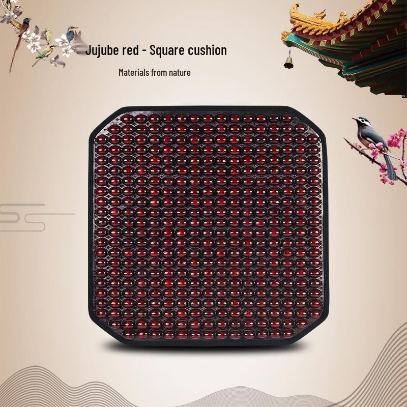 

Маджонг Деревянные Бусины Подушка на Сиденье Автомобиля: Крутая, дышащая поясничная поддержка для малых грузовиков и фургонов.