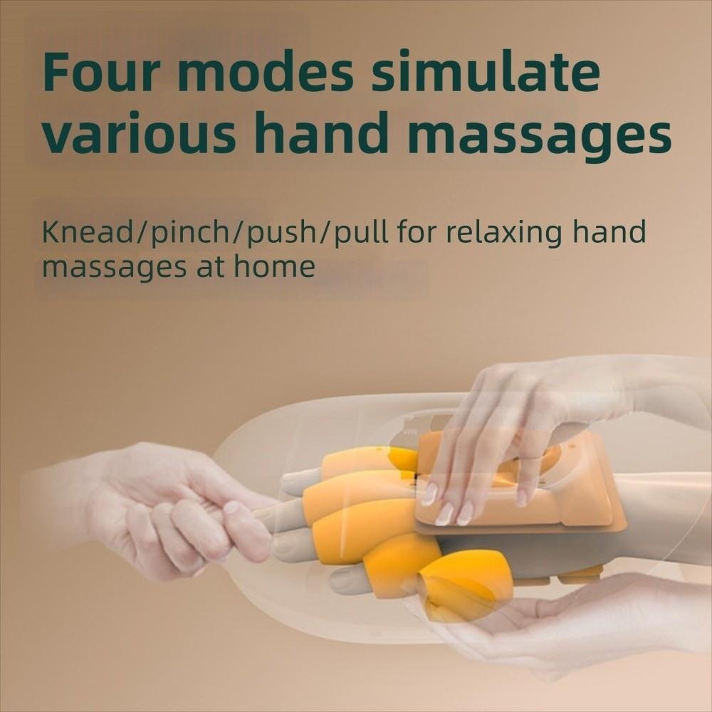 Warm Electric Massager Hot Compress Finger Stretching Device Wrist and Palm Massage Machine  Gift