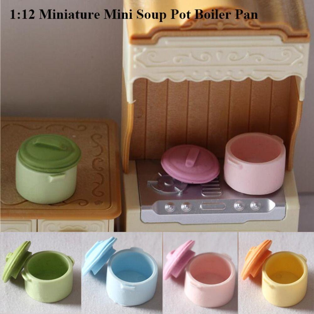 

1:12 кастрюль для горячего супа, детские подарочные игрушки, украшение кукольного домика