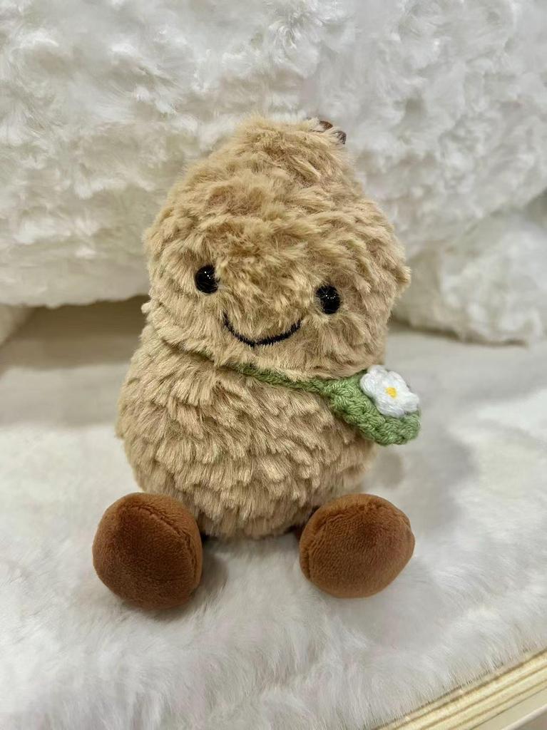 Peanut Penguin Plush Toy with Hat - Cute Animal Doll Gift