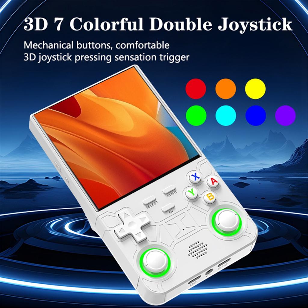 2025+R36 Ultra Retro Handheld Video Game Console 128GB 20000+ Games 4.0 Inch Screen 3D Joystick Linux Portable Game Player A