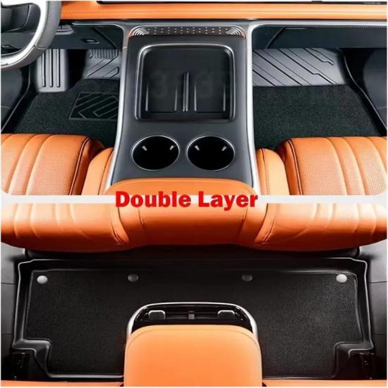 TPE Floor Liners & Cargo Liner for BYD Atto 3 Yuan Plus 2022-2025 LHD, All Weather Waterproof Car Floor Mats Trunk Mat Full Set