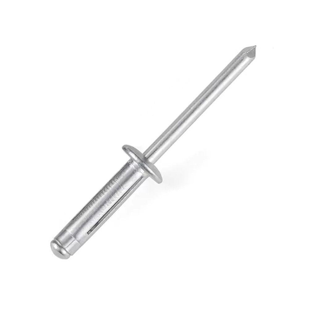 

50pcs New 3.2mm 4.0mm 4.8mm Folding Blind Rivet Silver Tri-fold Aluminum Alloy Rivet Round Head Exhaust Rivets 3.2x14mm-50pcs-