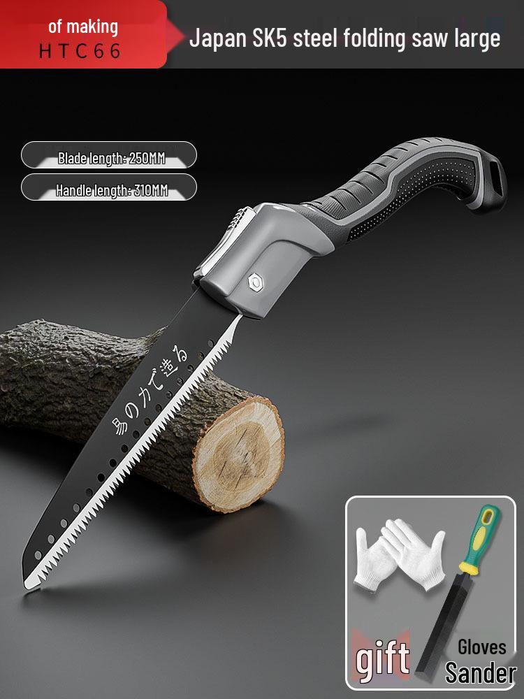 Japanese Folding Hand Saw: Fast Felling Tree Saw for Manual Wood Cutting
