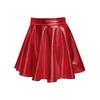 Women"s Metallic Pleated Skirt, Mini Skater Skirt-YuJia
