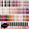All-in-One Nail Tool Kit: Gel Polish, Builder & Extension Gel, Nail Lamp, Buffer, and Finishing Gel