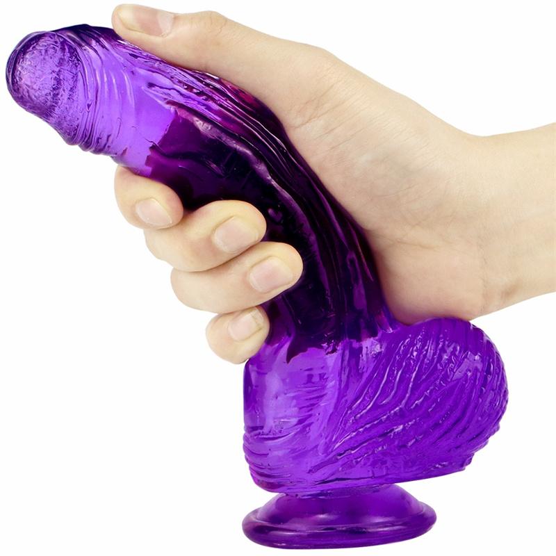 Simulation Dildo Female Self-defense Console Bed Flirting Sex Toys Adult Products Male Sucker Manual Dildo