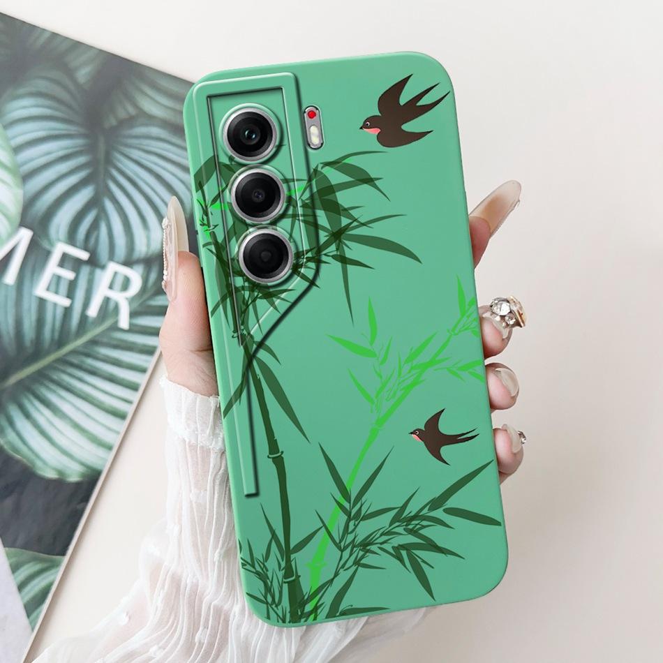 For Tecno Camon 40 Pro 4G Camon40 CM5 CM6 Elegant Butterfly Floral Phone Case For Camon 40 40Pro 4G Soft Silicone Cases Bumpers