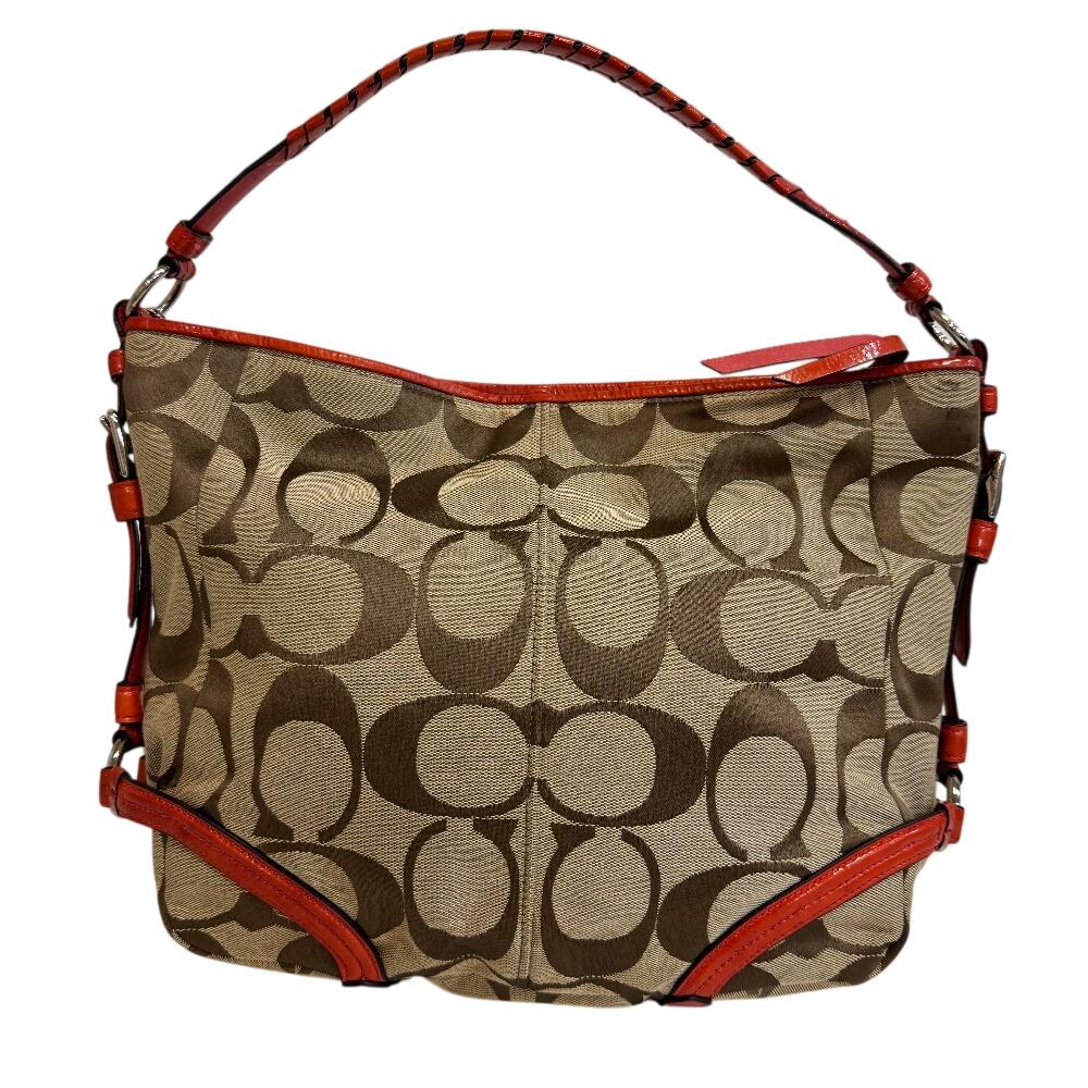 Coach 18903 Signature Canvas Umhängetasche beige Canvas Damen Gebraucht