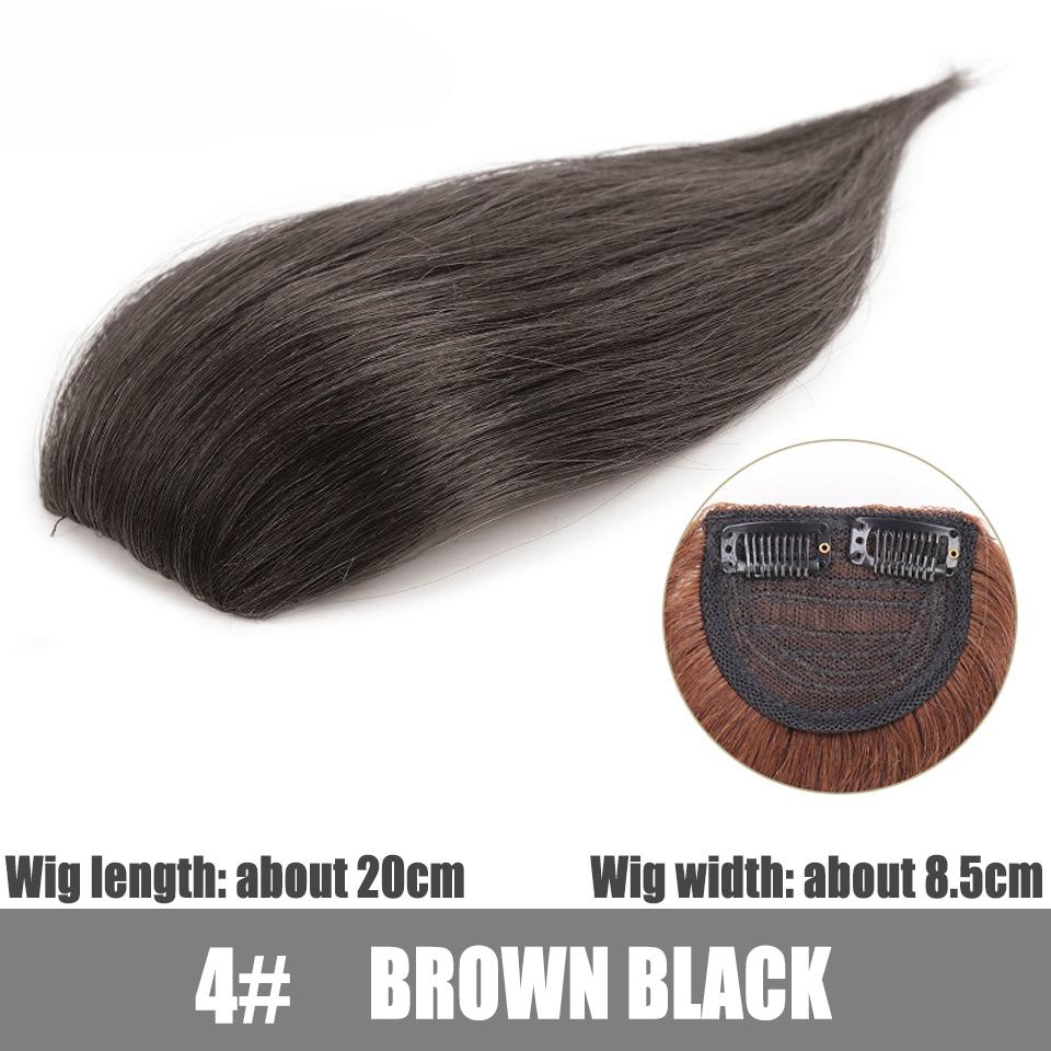 WTB 20cm Additional Wig Piece Synthetic Wig Female One-piece Thickening Fluffy Head Replacement Pad Hair Piece
