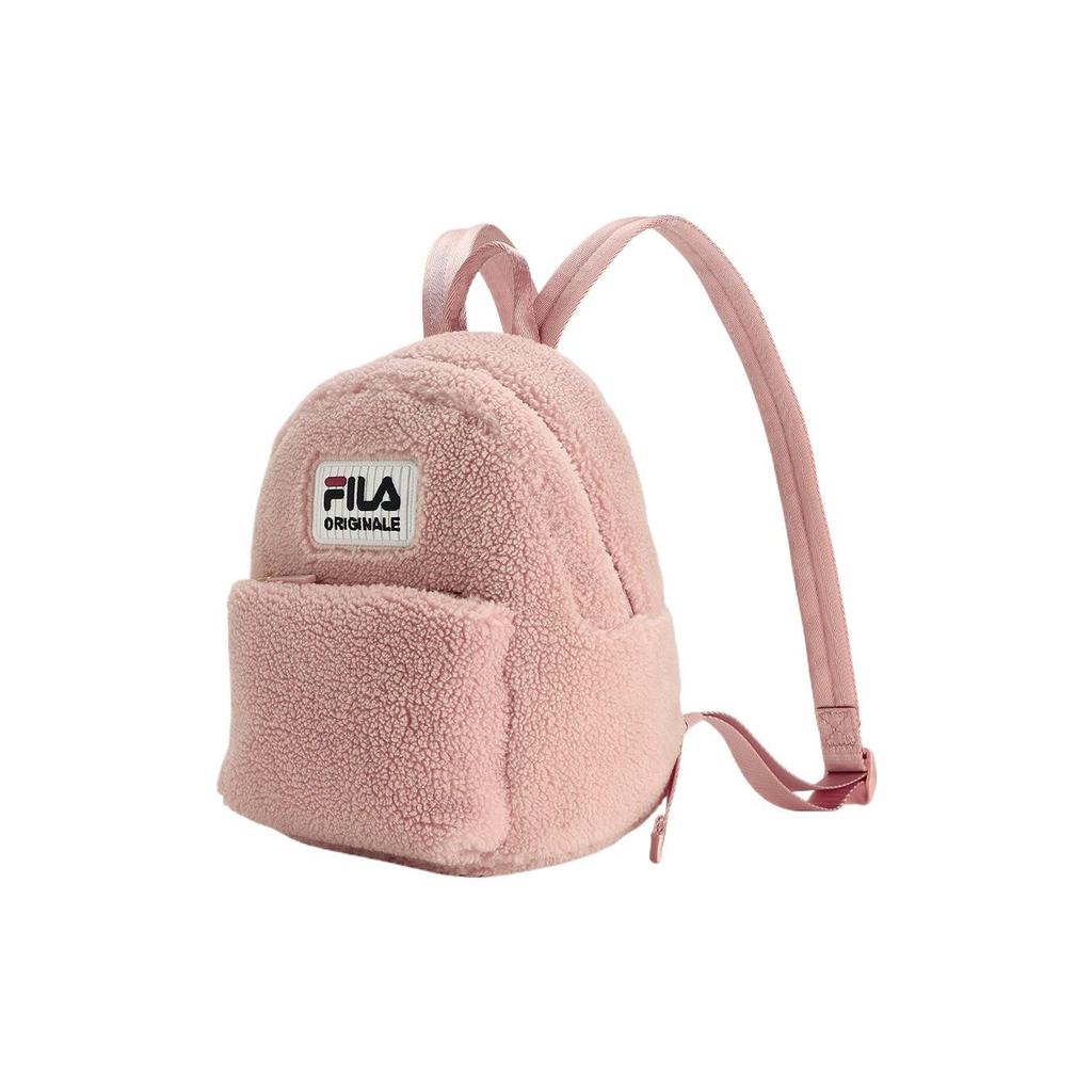 FILA Original Fashion Casual Logo Fabric Backpack Mini Women backpack Sandy-Pink F13W349169F-LP
