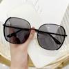 Gradient Sunglasses Women Fashion Oversized Square Sun Glasses Female Vintage Anti Glare Shade Eyewear For Driving Hiking Uv400