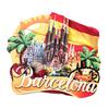 3D Wooden Magnetic Fridge Magnet City Landmark Souvenir Travel Memory Gift Set